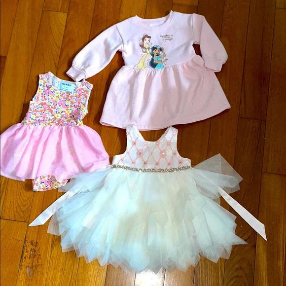 American Princess Dress Disney old navy bundle lot set of 3 12 18 months - Picture 2 of 7